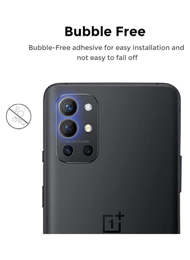 O Ozone - Pack of 2 Camera Lens Protector For OnePlus 9R Clear - Image 1