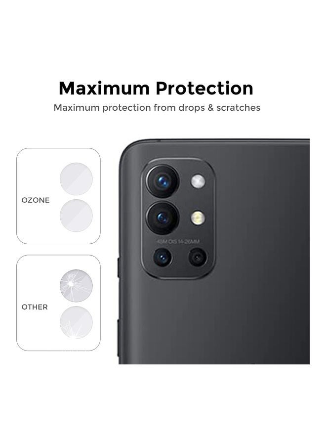 O Ozone - Pack of 2 Camera Lens Protector For OnePlus 9R Clear - Image 1