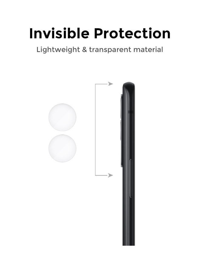 O Ozone - Pack of 2 Camera Lens Protector For OnePlus 9R Clear - Image 1