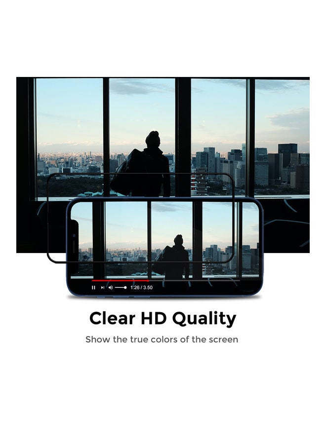 O Ozone - 2 Pack Tempered Glass Screen Protector for OnePlus Nord CE 5G Black - Image 1