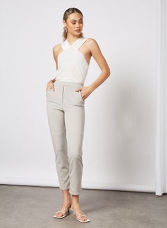 FEMME LUXE High Waist Trousers Grey  - Image 2