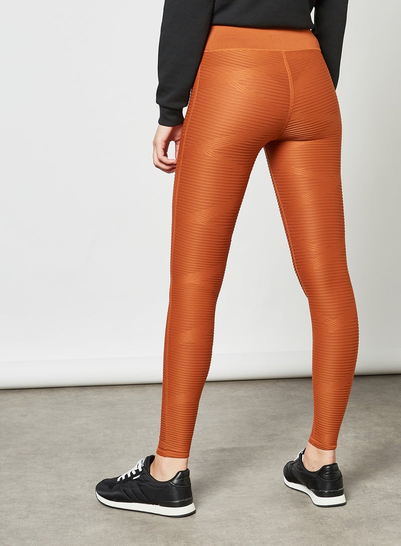 Only Play - High Waist Training Leggings Brown - Image 1