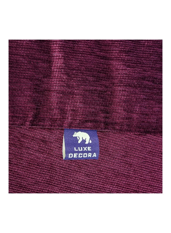 Luxe Decora Kumas Bean Bag Maroon 90cm - Image 3
