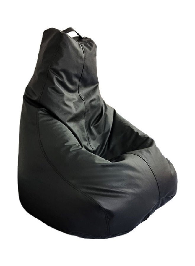 Luxe Decora Tear Drop Bean Bag Black 110cm  - Image 2