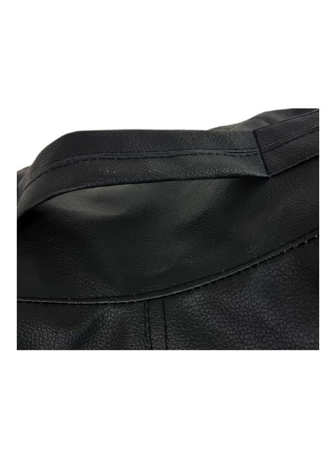 Luxe Decora Tear Drop Bean Bag Black 110cm  - Image 3