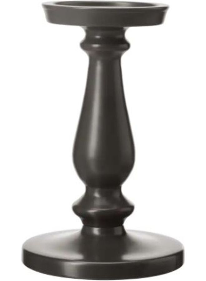 Block Candle Holder Grey 21cm - Image 1