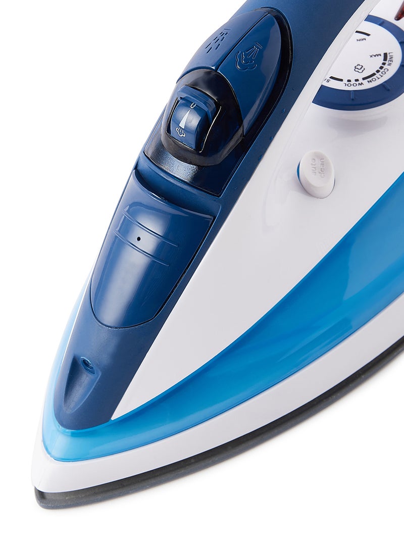 noon east Steam Iron Box - 2200 W 0.42 Liter Water Tank Non Stick Teflon Coated- Dark Blue/Black 420.0 ml 2200.0 W DM-2008-3 Dark Blue/Black - Image 4
