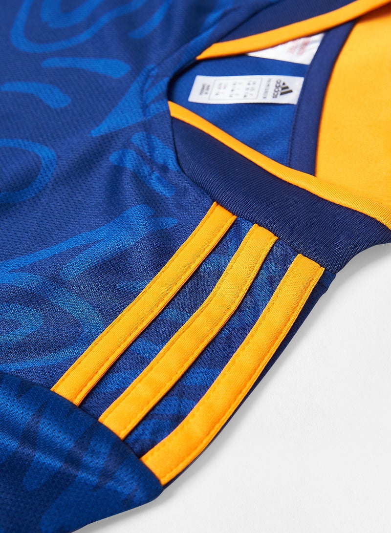 Adidas - Kids/Youth Real Madrid Football Club 21/22 Away Kit Blue - Image 1