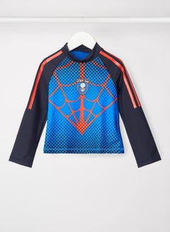 Adidas Baby/Kids Marvel Spider-Man Long Sleeve Rash Guard  - Image 1