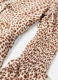 Bardot Junior Kids/Teen Leopard Print Dress Brown  - Image 4