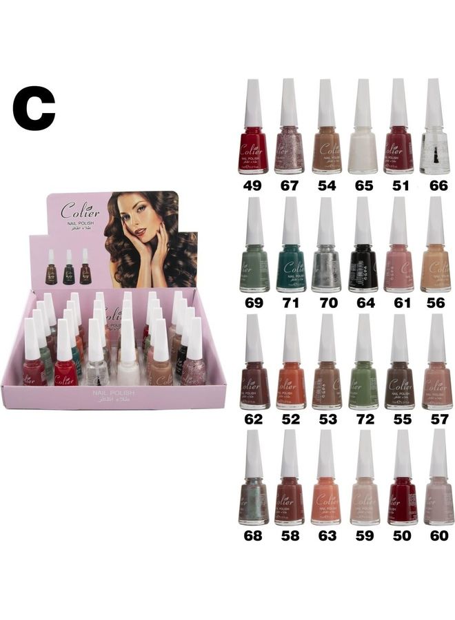 24-Piece Nail Polish Set Multicolour - v1633614579/N51264168A_1