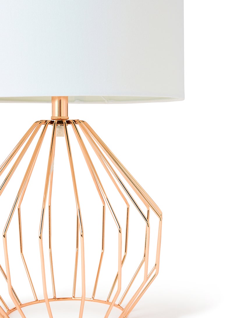 Switch - Linear Iron Table Lamp | Lampshade Copper 15 x 15 x 25inch - Image 1