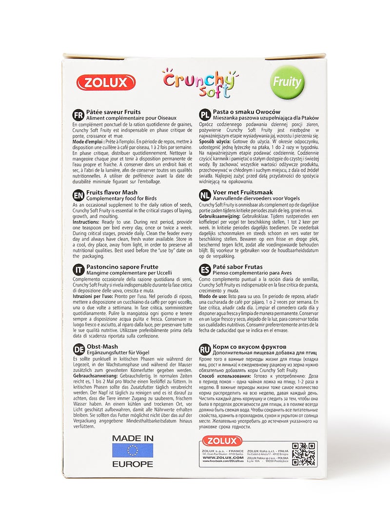 ZOLUX Crunchy Soft Fruity Mash Brown 150grams - Image 2