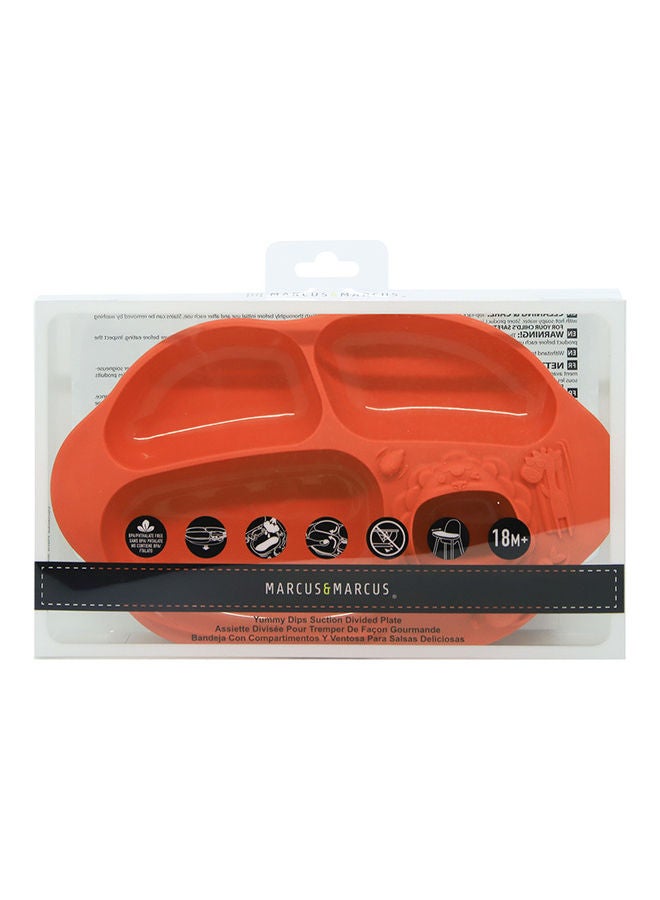 Marcus & Marcus Yummy Dips Suction Divided Plate - Image 3