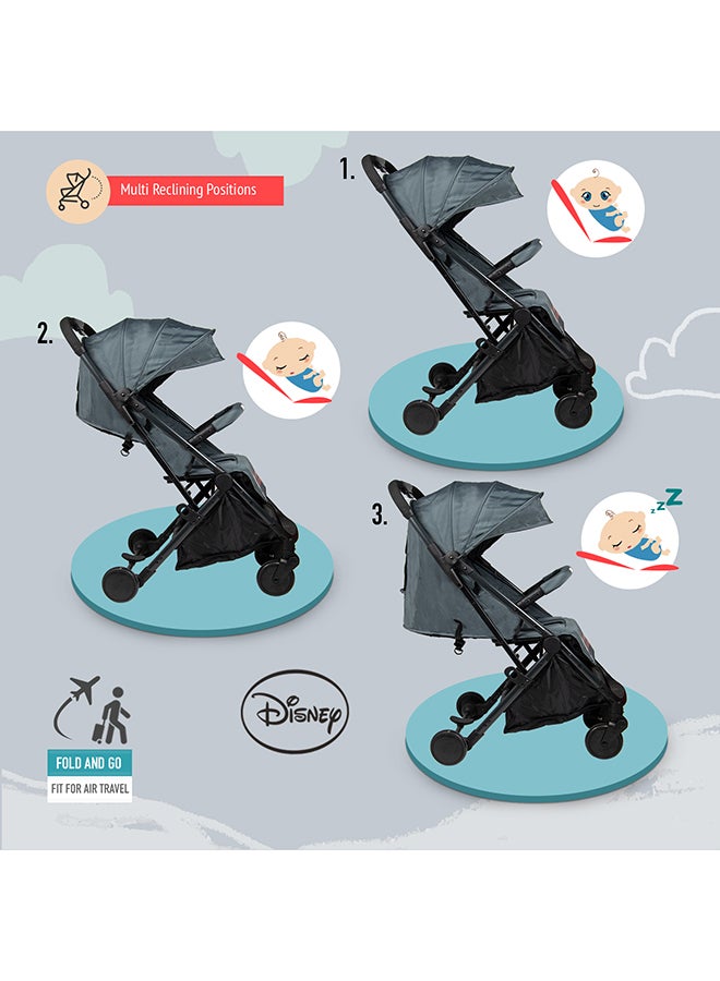 Trucare Mickey Mouse Travel Stroller With Storage Basket  - Image 2