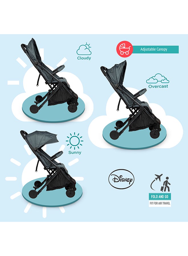 Trucare Mickey Mouse Travel Stroller With Storage Basket  - Image 3