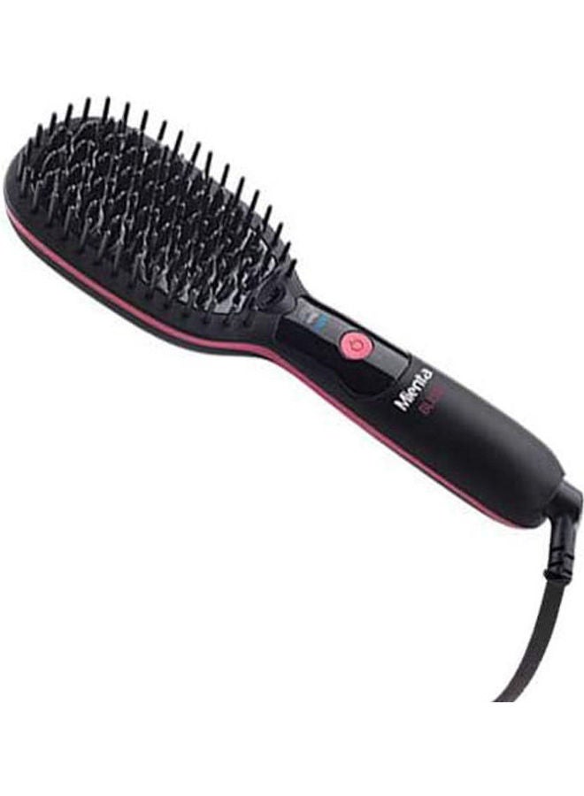Mienta Ionic Straightening Hair Brush Bliss 210-C Black  - Image 1