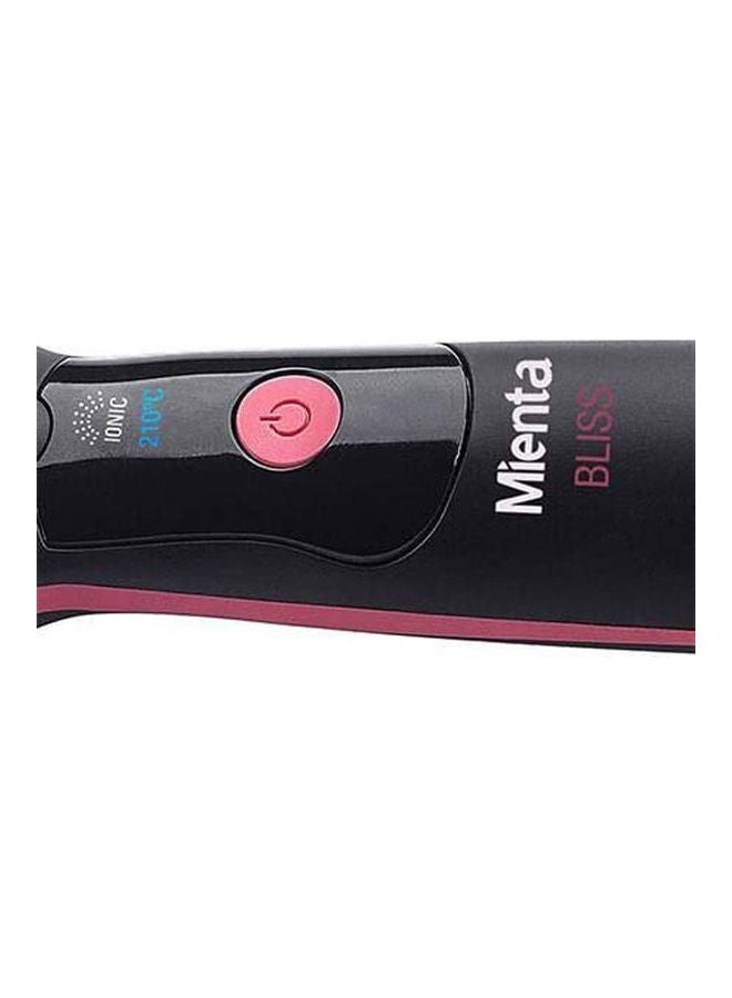 Mienta Ionic Straightening Hair Brush Bliss 210-C Black  - Image 2