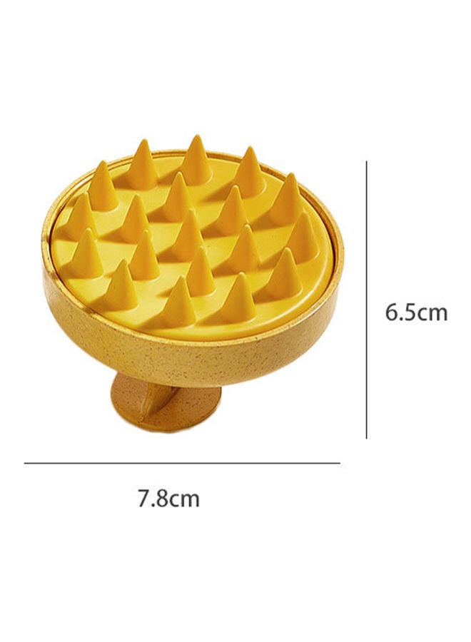 Silicone Hair Washing Comb Manual Shampoo Comb Scalp Massager Hair Cleaner Hair Care Massage Comb Green 7.8 x 6.5 x 6.5cm - Image 4