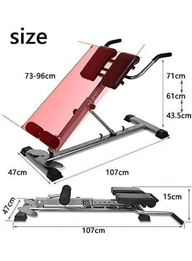 Roman Chair Back Sit Up Ab Bench Adjustable Weight Bench 14.7kg - v1633620383/N51260282A_5