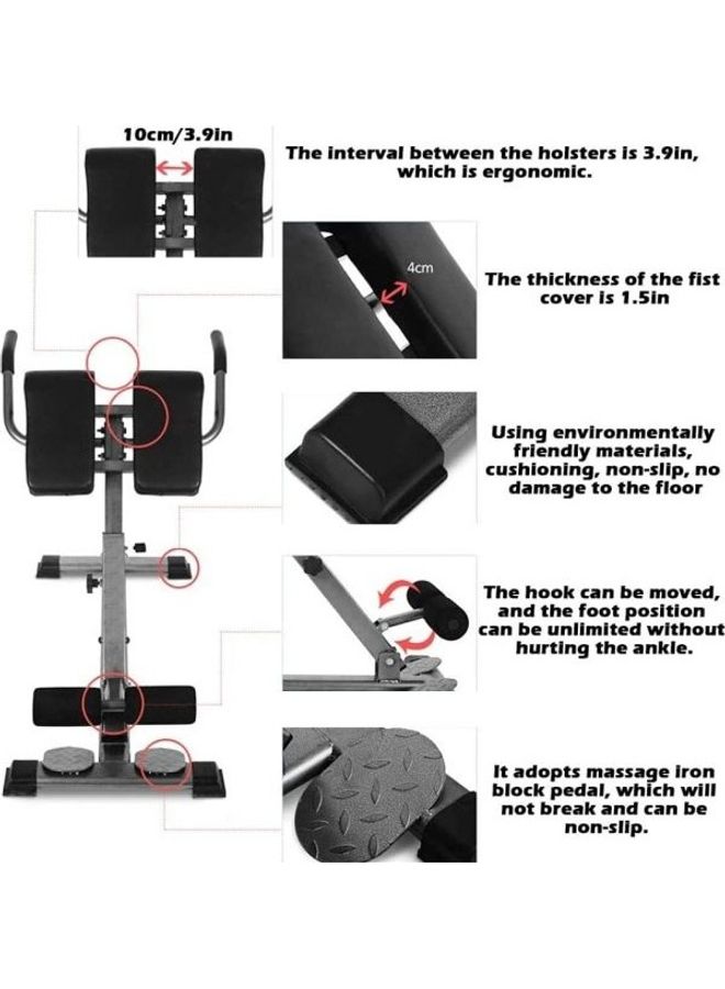 Roman Chair Back Sit Up Ab Bench Adjustable Weight Bench 14.7kg - v1633620383/N51260282A_6