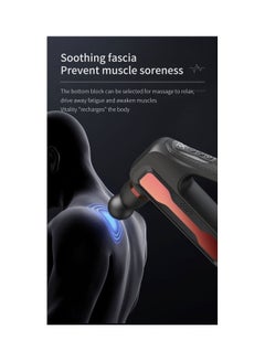 Toshionics 32 Modes Rechargeable Adjustable Professional Triangle Deep Tissue Fascia Gun Massage With 8 Massage Heads With LCD Screen  - Image 5
