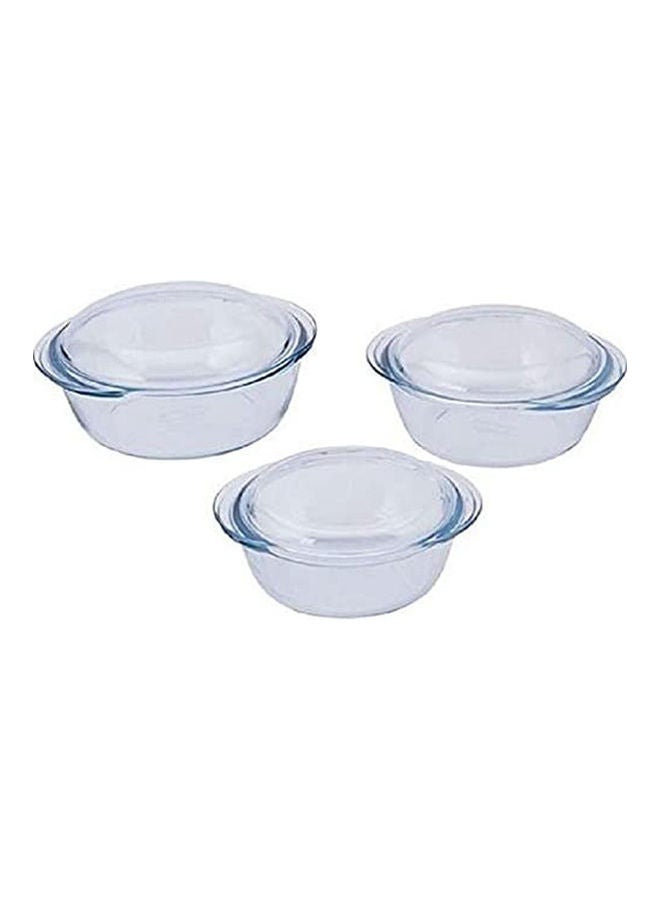 PYREX Kit 3 Glass Cover Analysis   Essentials Clear - Image 1