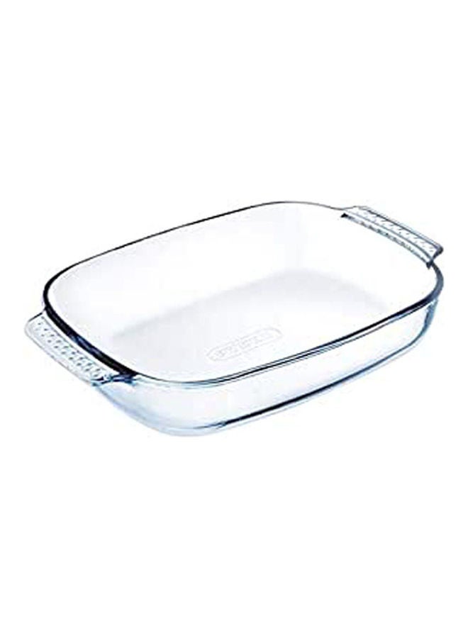 PYREX 020205230 Rectangular Roaster Easy Grip 30X20Cm Clear 30x20cm - Image 1
