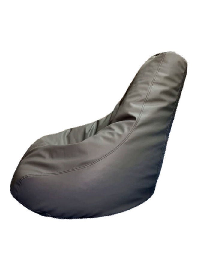 Luxe Decora PVC Tear Drop Bean Bag Grey 110cm - Image 2