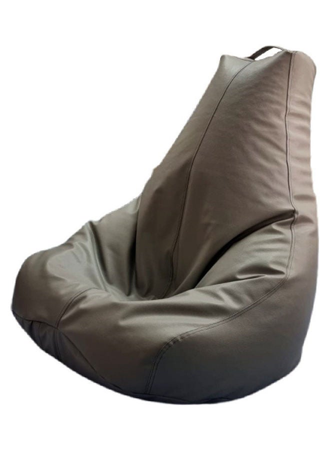 Luxe Decora PVC Tear Drop Bean Bag Grey 110cm - Image 1