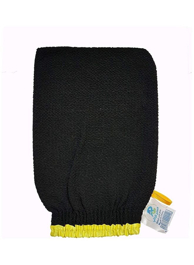 AR Moroccan soft loofah 12 pcs Black 23x15cm  - Image 3