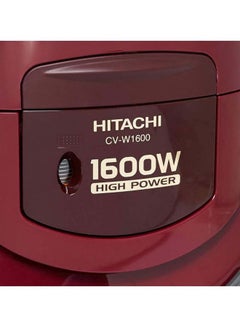هيتاشي مكنسة كهربائية بتصميم حاوية 5 L 1600 W CVW160024CBSWR أحمر وأسود  - Image 3