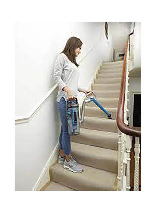 BLACK+DECKER - Cordless Vacuum Cleaner with 2 in1 function having intelligent Sensor Technology for Increased suction up to 60 minutes 1000 ml 45 W CUA525BH-GB Grey/Blue - Image 1