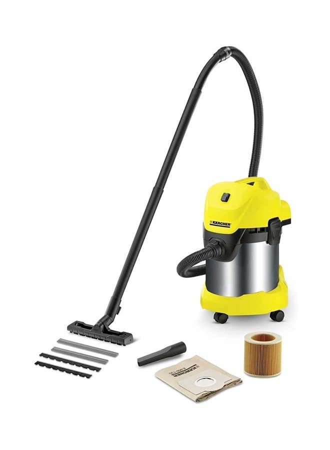 KARCHER WD 3 Premium Multi-Purpose Vacuum Cleaner 17 L 1600 W 16298460 Yellow/Black  - Image 1