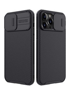 Back Cover Camshield Pro Slider Camera Close & Open Double Layered Protection TPU For iPhone 12/12 Pro Black