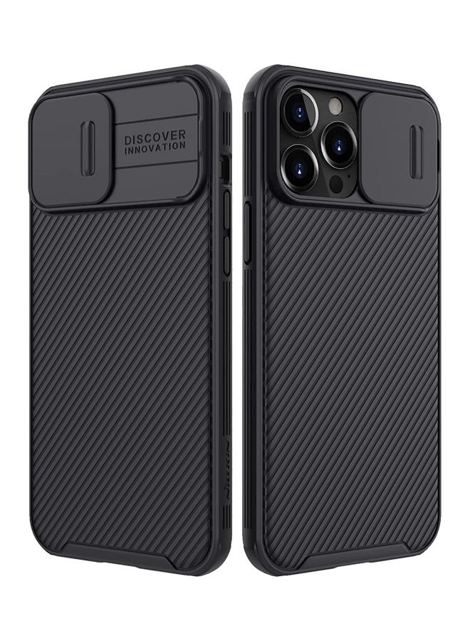 Nillkin Back Cover Camshield Pro Slider Camera Close & Open Double Layered Protection TPU For iPhone 12/12 Pro Black  - Image 1