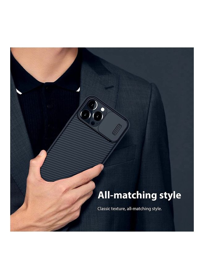 Nillkin Back Cover Camshield Pro Slider Camera Close & Open Double Layered Protection TPU For iPhone 12/12 Pro Black  - Image 3