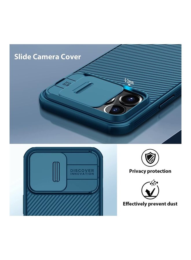 Nillkin CamShield Case With Camera Lens Protection For Apple iPhone 13 Pro Blue - Image 2