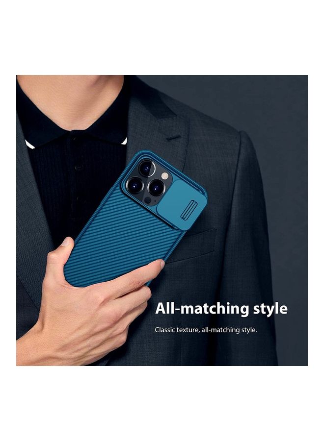 Nillkin CamShield Case With Camera Lens Protection For Apple iPhone 13 Pro Blue - Image 3