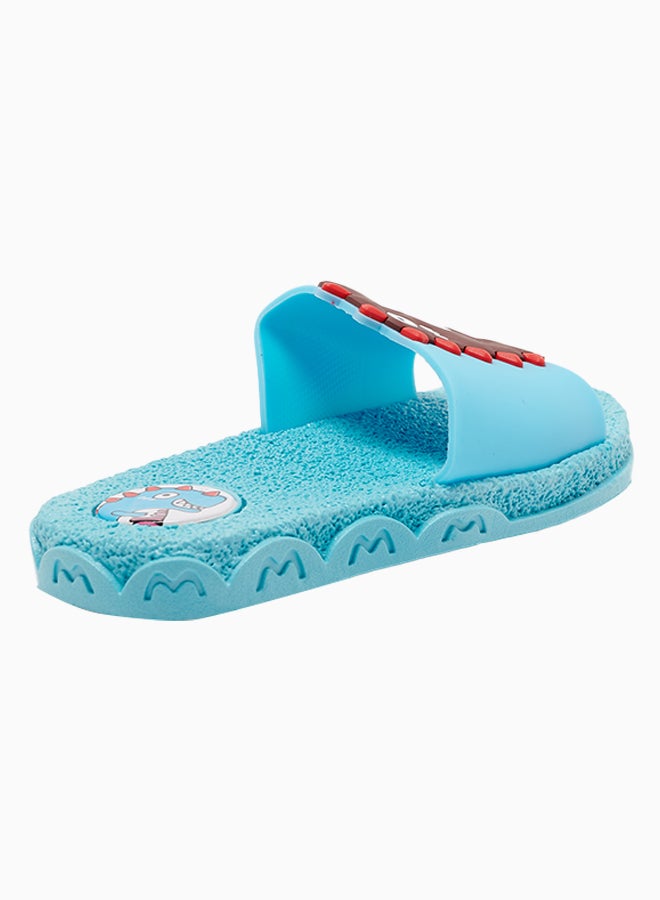 Camel Safari - Non-Slip Summer Beach Slides Arctic Blue - Image 1
