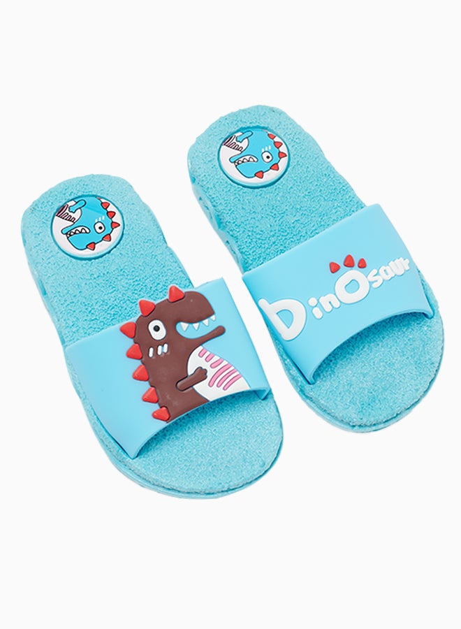 Camel Safari - Non-Slip Summer Beach Slides Arctic Blue - Image 1