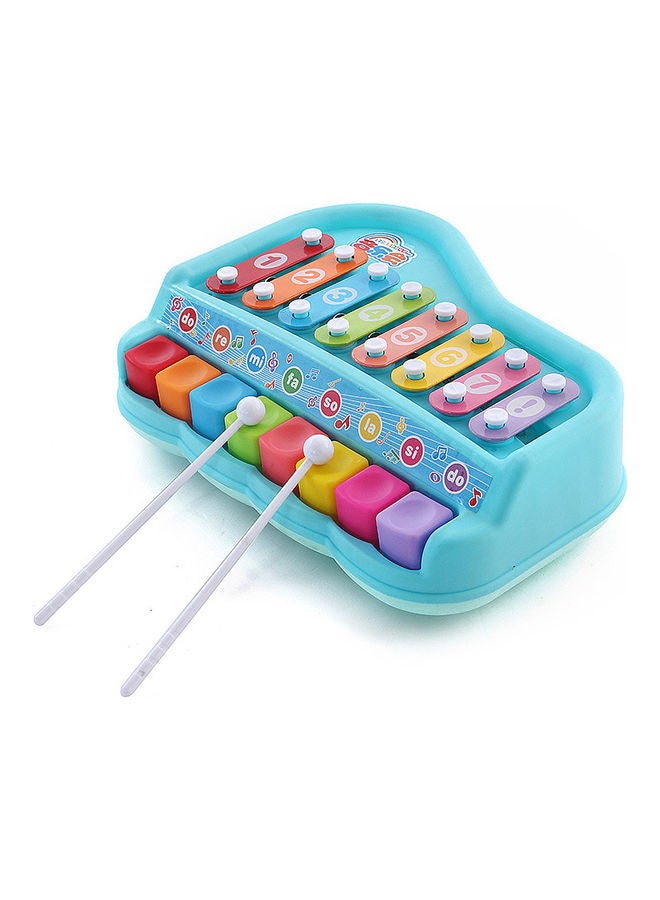 null - 2 In 1 Educational Musical Instruments Xylophone Piano Toy 27x18x7cm - Image 1