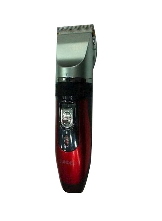 Jundeli Rechargeable Hair Clipper Red/Silver/Black - Image 1