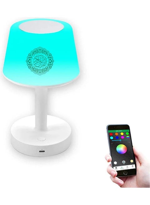 SQ-917 Quran Speaker Equantu Table Lamp For Kids Speaker Digital APP Remote Control MultiColour Lighting 125*205*125mm