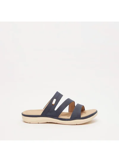 shoexpress Open Toe Casual Sandals Navy