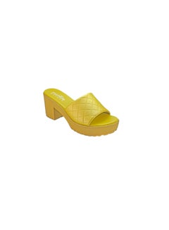 Michelle Morgan Mid Heel Casual Sandals Gold  - Image 2