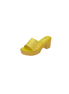 Michelle Morgan Mid Heel Casual Sandals Gold  - Image 3