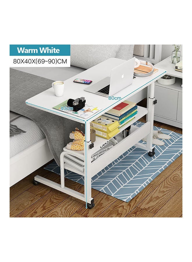 Modern Simple Compact Computer Desk White 83x42x7cm