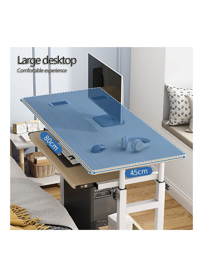 Modern Simple Compact Office Computer Desk white 80x45x90cm