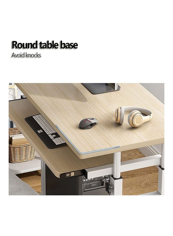 Modern Simple Compact Office Computer Desk white 80x45x90cm